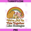 We're All In This Together Like Hostages PNG, Sarcastic Humor PNG