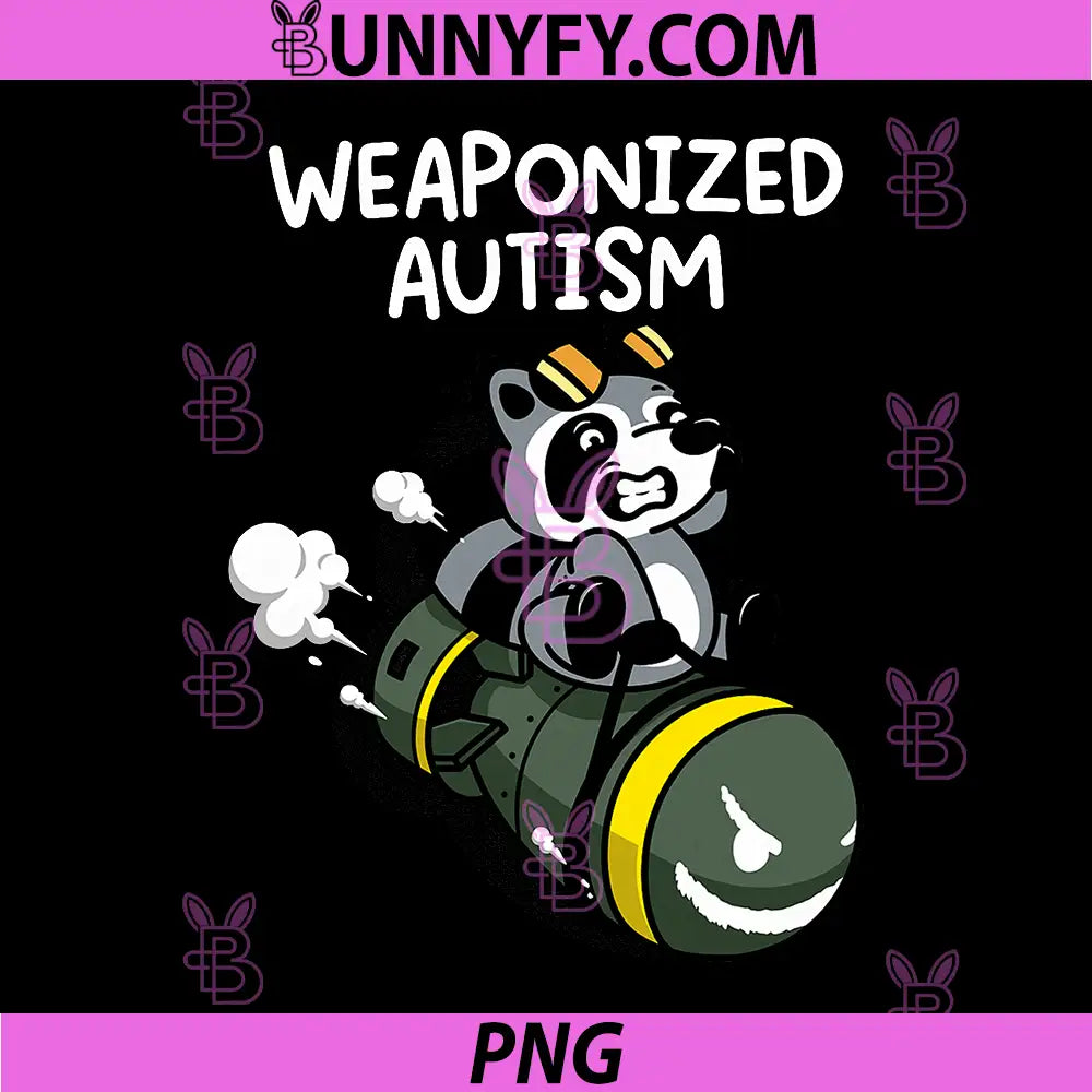 Weaponized Autism PNG, Raccoon PNG