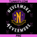 Wednesday Season 2 PNG, Nevermore 4 Evermore School Emblem PNG