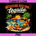 Weekend Outlook Tequila PNG, Party Crew Pineapple Vacation PNG