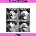 Western Golden Retriever PNG, Funny Cowboy Dog PNG