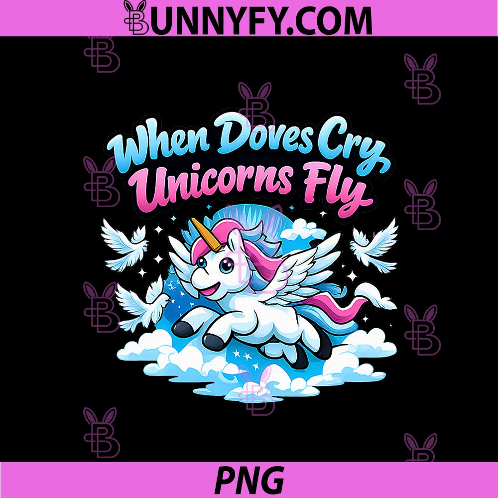 When Doves Cry Unicorns Fly PNG, Graffiti Unicorn Art PNG