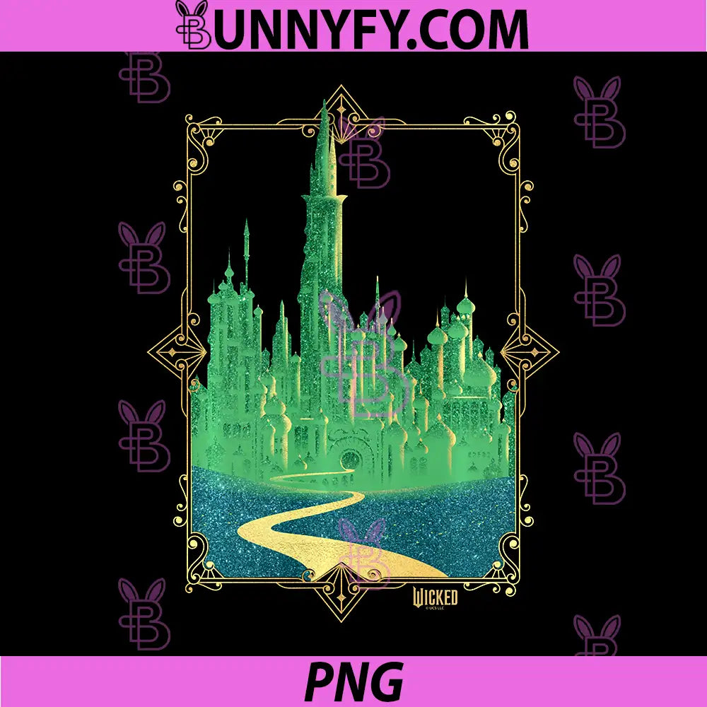 Wicked City Made of Emerald PNG, Front and Back Performance PNG
