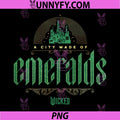 Wicked City Made of Emeralds PNG, Front & Back Performance PNG