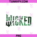 Wicked For Good Torn Green PNG, Collage Logo PNG