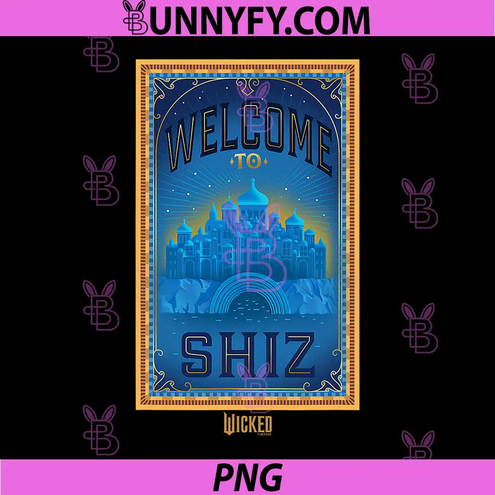 Wicked Welcome To Shiz PNG, Shiz Wicked PNG