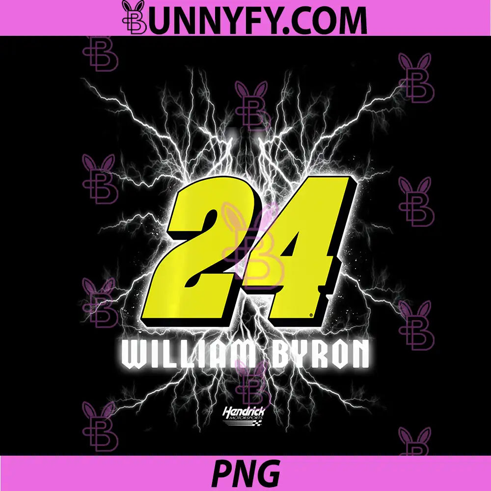 William Byron 24 PNG, Lightning Hendrick Motorsports PNG