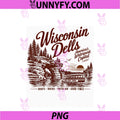 Wisconsin Dells PNG, Vintage Boat Tour Rock Formations PNG