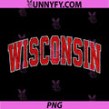 Wisconsin WI Vintage PNG, Athletic Sports Design PNG