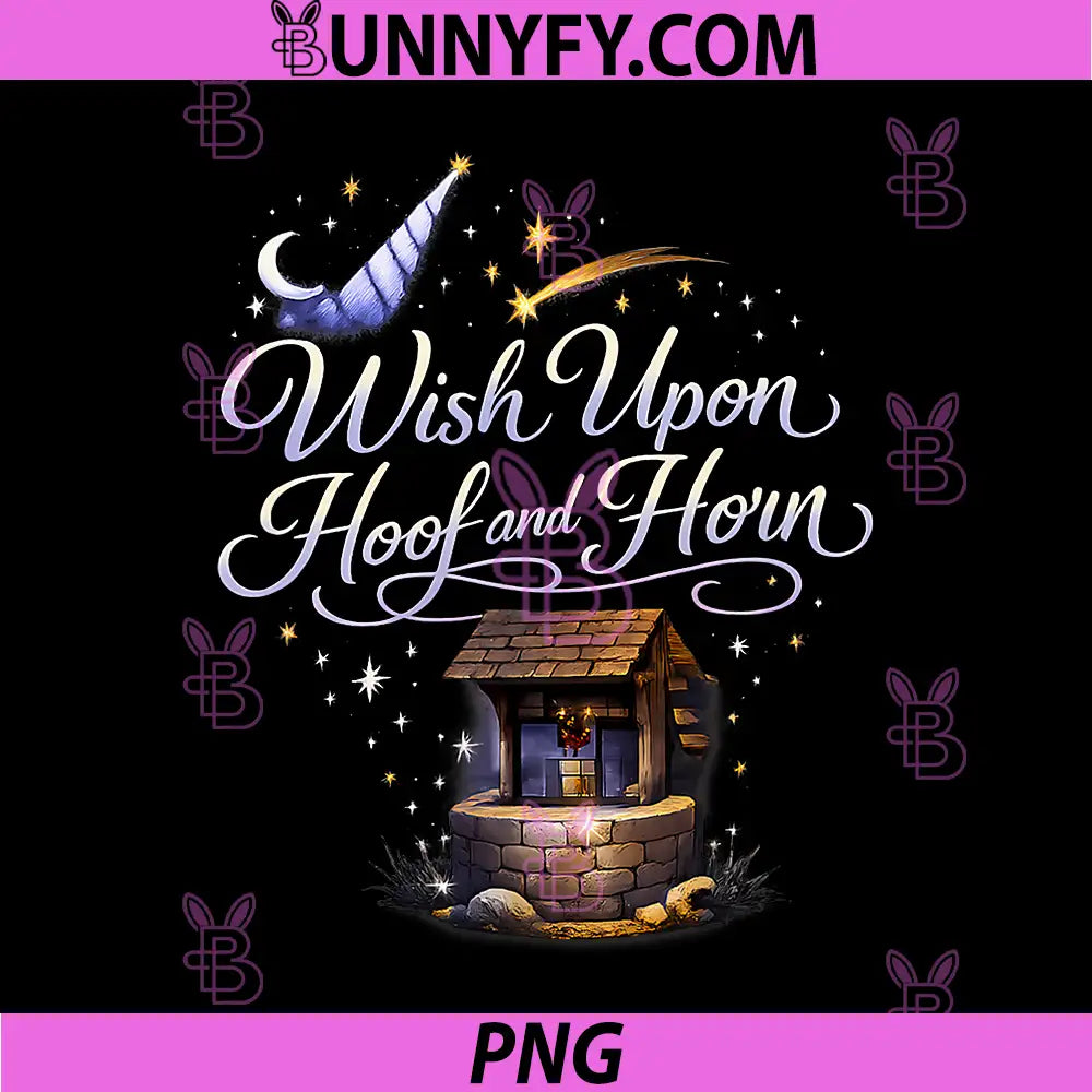 Wish Upon Hoof and Horn PNG, Unicorn Wrangler Art PNG