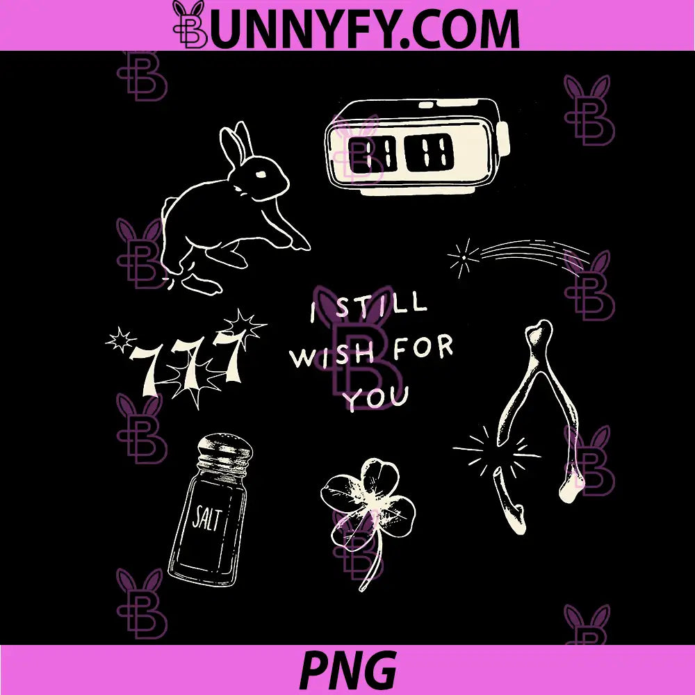 Wishbone Eleven Eleven PNG, Graphic Lucky Charm Collage PNG