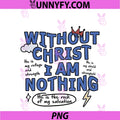 Without PNG, Christ I Am Nothing PNG
