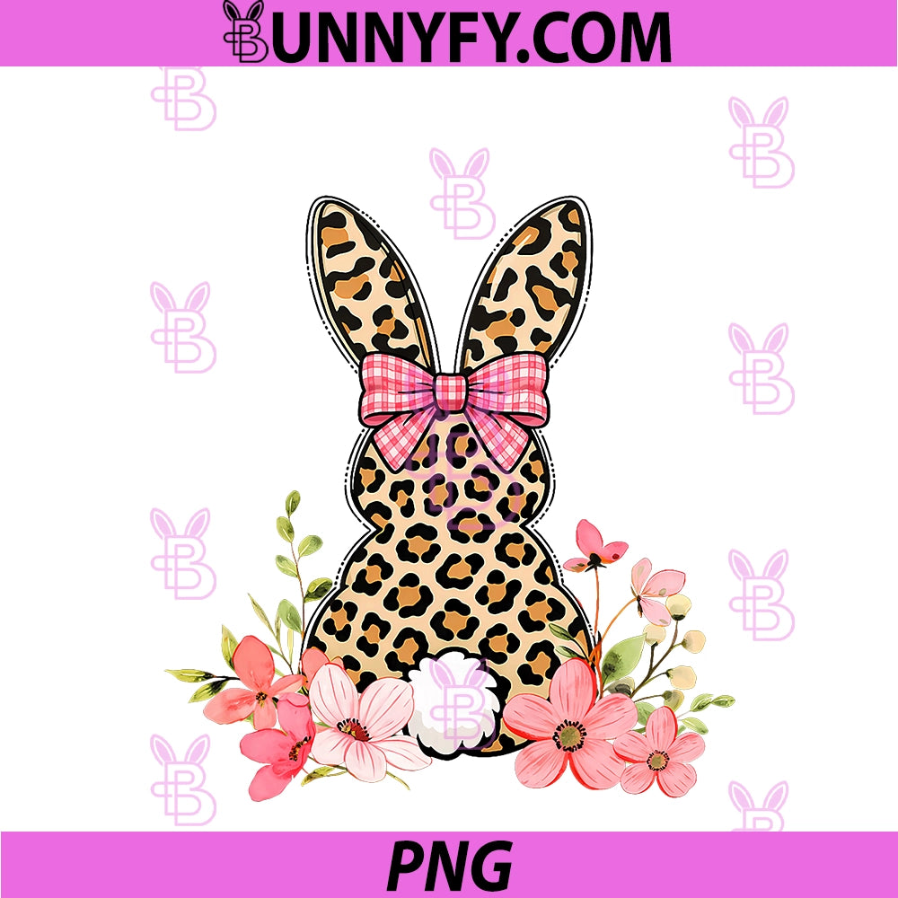Women Easter Bunny Leopard PNG, Happy Easter Day PNG