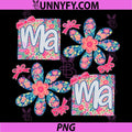 Retro Floral Mama PNG, Mothers Day Flower Mom PNG