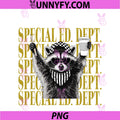 Women Special Ed Teacher PNG, Funny Feral Raccoon Back To School PNG