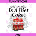 Coca-Cola Company PNG, Diet Coke Holidays Red Bow Bottles PNG