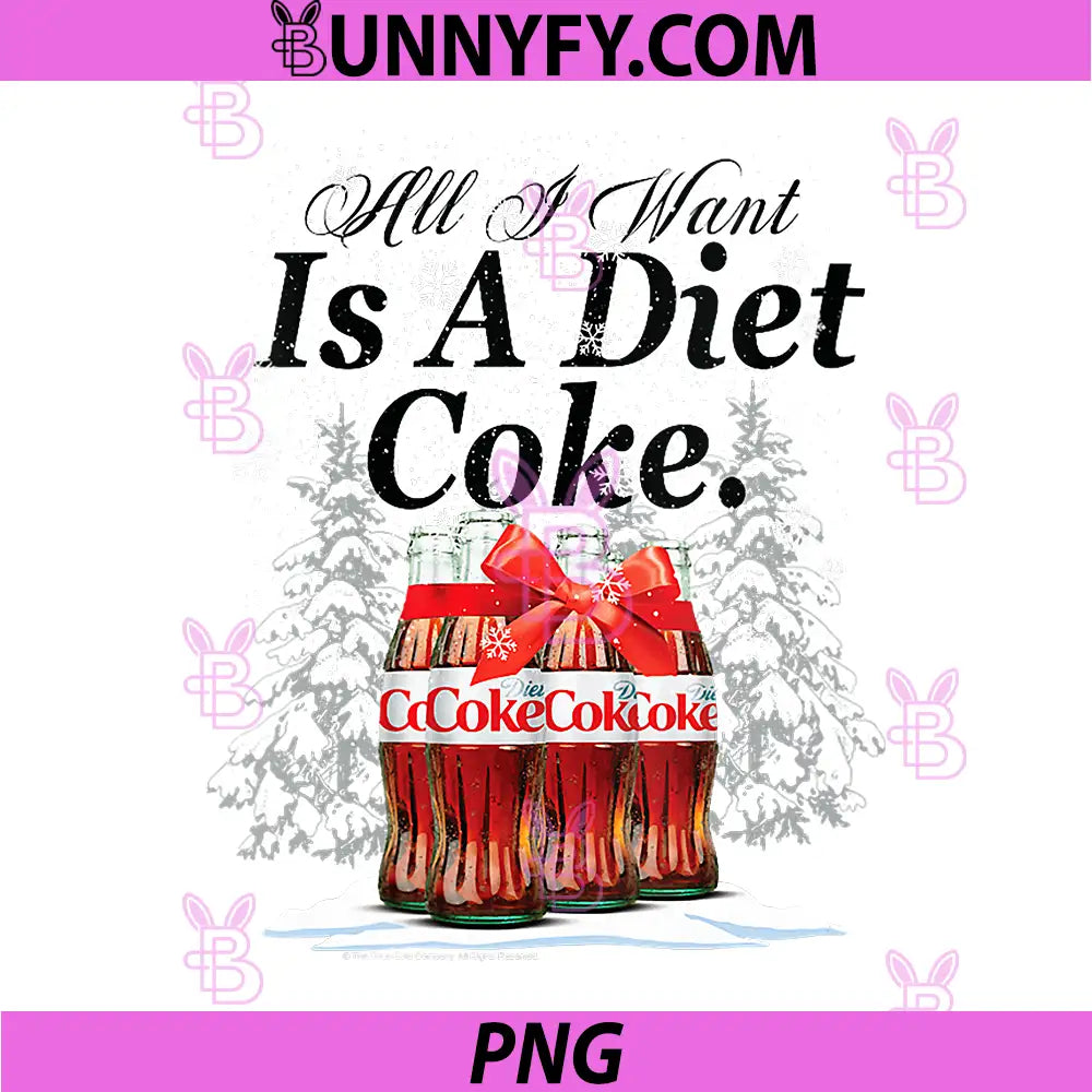 Coca-Cola Company PNG, Diet Coke Holidays Red Bow Bottles PNG