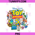 Women's Disney And Pixar's Toy Story 5 PNG, Logo & Character Collage PNG