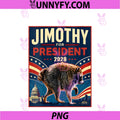Women's JIMOTHY For President USA 2028 PNG, Viral Raccoon Meme PNG