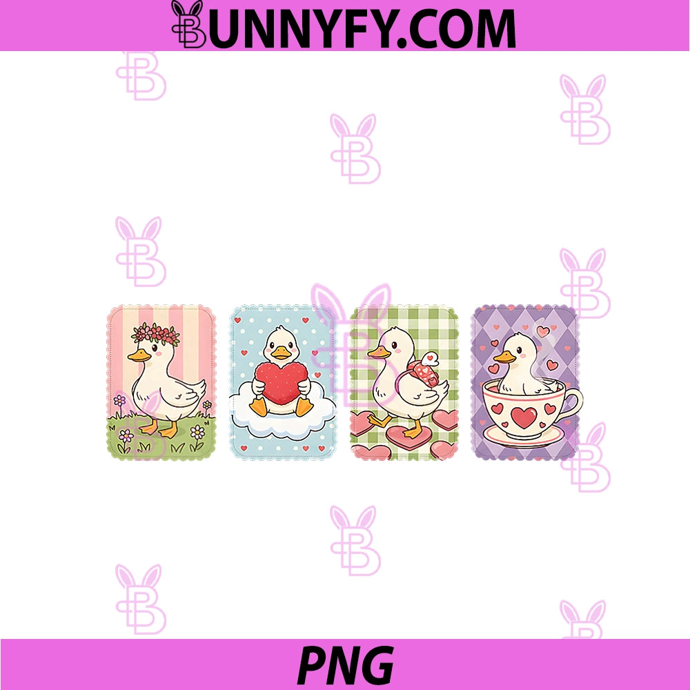 Women's Just A Lovely Goose PNG, Funny Valentine's Day PNG