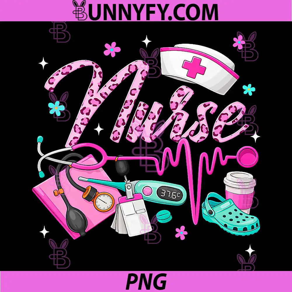 Leopard Nurse Life Nurses Day PNG, Nurse Week 2026 PNG