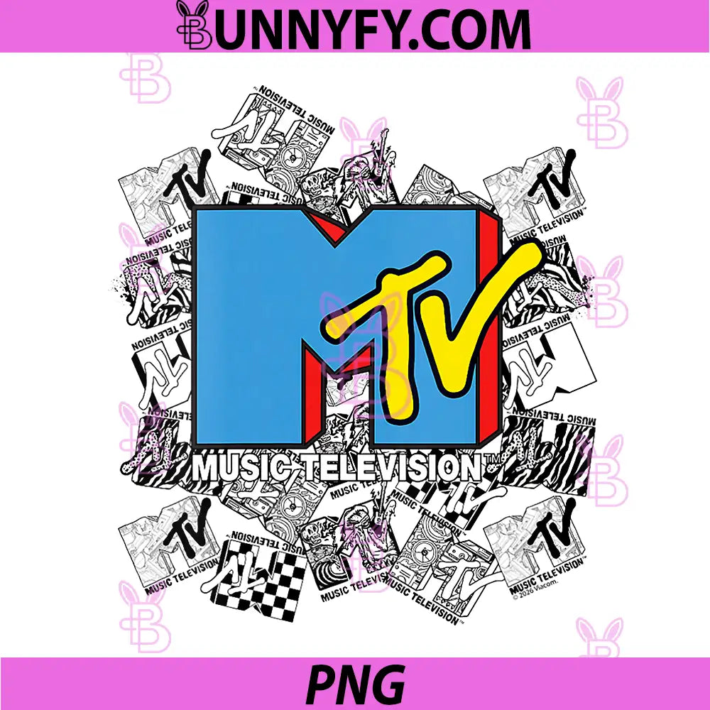 MTV Logo with Toss PNG