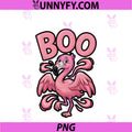Women's PNG, Funny Flamingo Ghost Boo Halloween Costume Design PNG