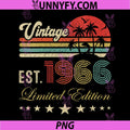 Vintage Est 1966 Design PNG, Limited Edition Palm Tree PNG