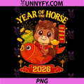 2026 Lunar New Year PNG, Horse Vietnamese PNG