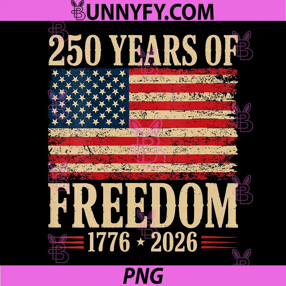 250th America Anniversary PNG, Independence 250 Years of Freedom PNG