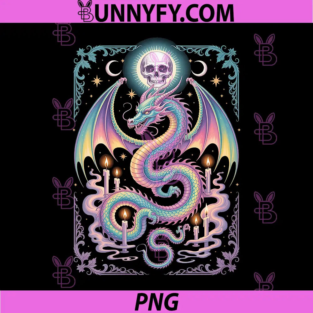 Myth Dragon Lover PNG, Japanese Pastel Retro Art Goth PNG