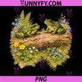 Woodland Frog PNG, Nature Frog Forest Illustration PNG