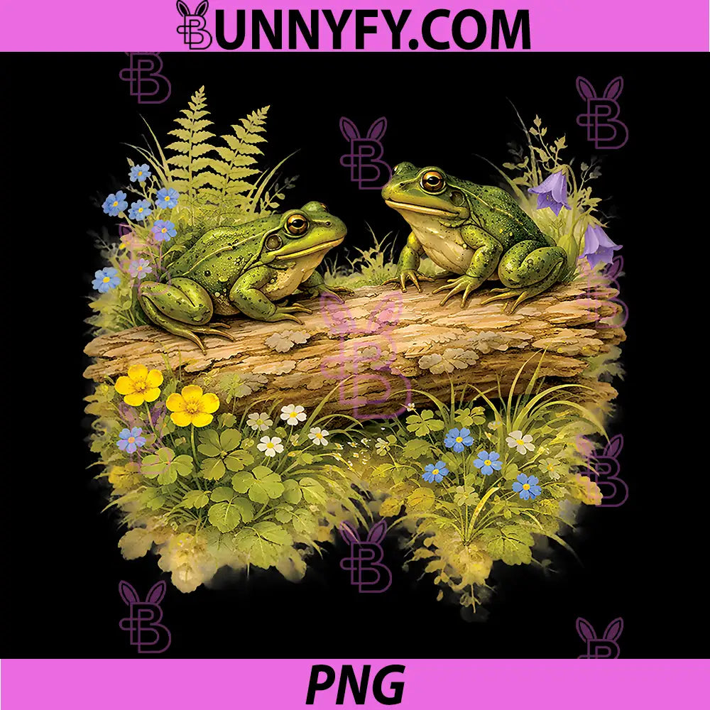 Woodland Frog PNG, Nature Frog Forest Illustration PNG