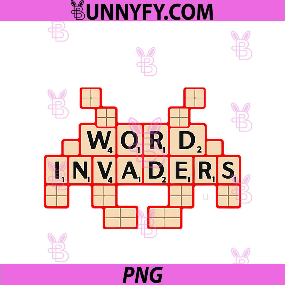 Word PNG, Invaders PNG