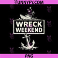 Wreck Weekend PNG, Dive Meme Design PNG