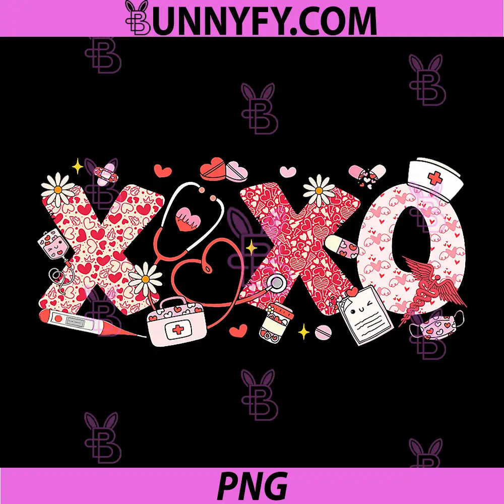 XOXO Stethoscope PNG, Valentine RN PCT CNA Nurse Nurse PNG