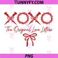 XOXO The Original Love Letters PNG, Christian Valentine’s Day PNG