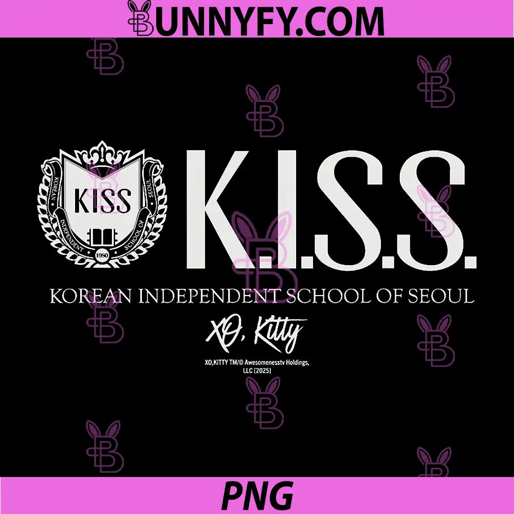 XO Kitty KISS PNG, Officially Licenced PNG