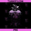 Gothic Bat Wing Sword Sigil PNG, Dark Fantasy Celestial Art PNG
