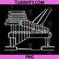 Xylophone Line Art PNG, Musician PNG