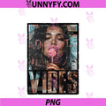 Y2K Streetwear Vintage Girl PNG, Magazine Cover Sexy Model Pin-Up PNG