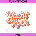 Yacht Rock Retro PNG, Rainbow Party Design PNG