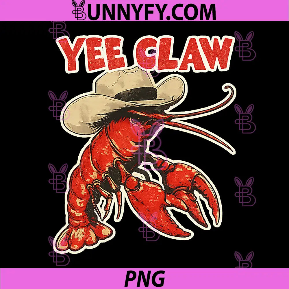 Yee Claw PNG, Crawfish Cowboy PNG
