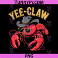 Yee Claw Western Cowboy PNG, Country Crawfish Boil Seafood Cajun PNG