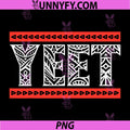 Yeet Tribal Art PNG, Funny Saying Meme Slang PNG