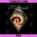 Nightwish Yesterwynde Album Art PNG, Fantasy Clock Spiral Design PNG