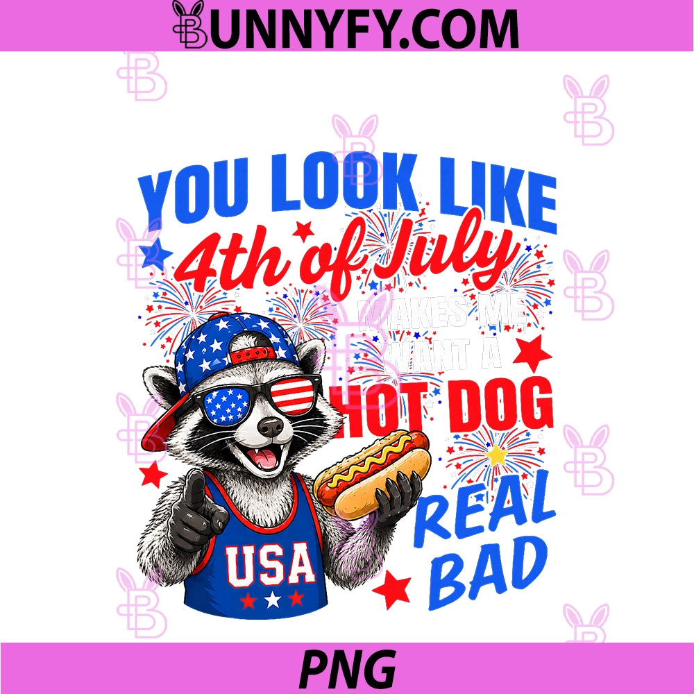 You Look Like Someone Who Needs A Hot Dog PNG, 4th Of July PNG