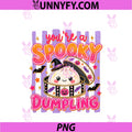 You're A Spooky Dumpling PNG, Halloween Stripes Kawaii Girls Kids PNG