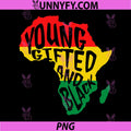Young Gifted & Black PNG, African Pride Black History Month PNG