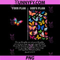 Your Plan And God's Plan PNG, Isaiah Bible Verse Faith PNG